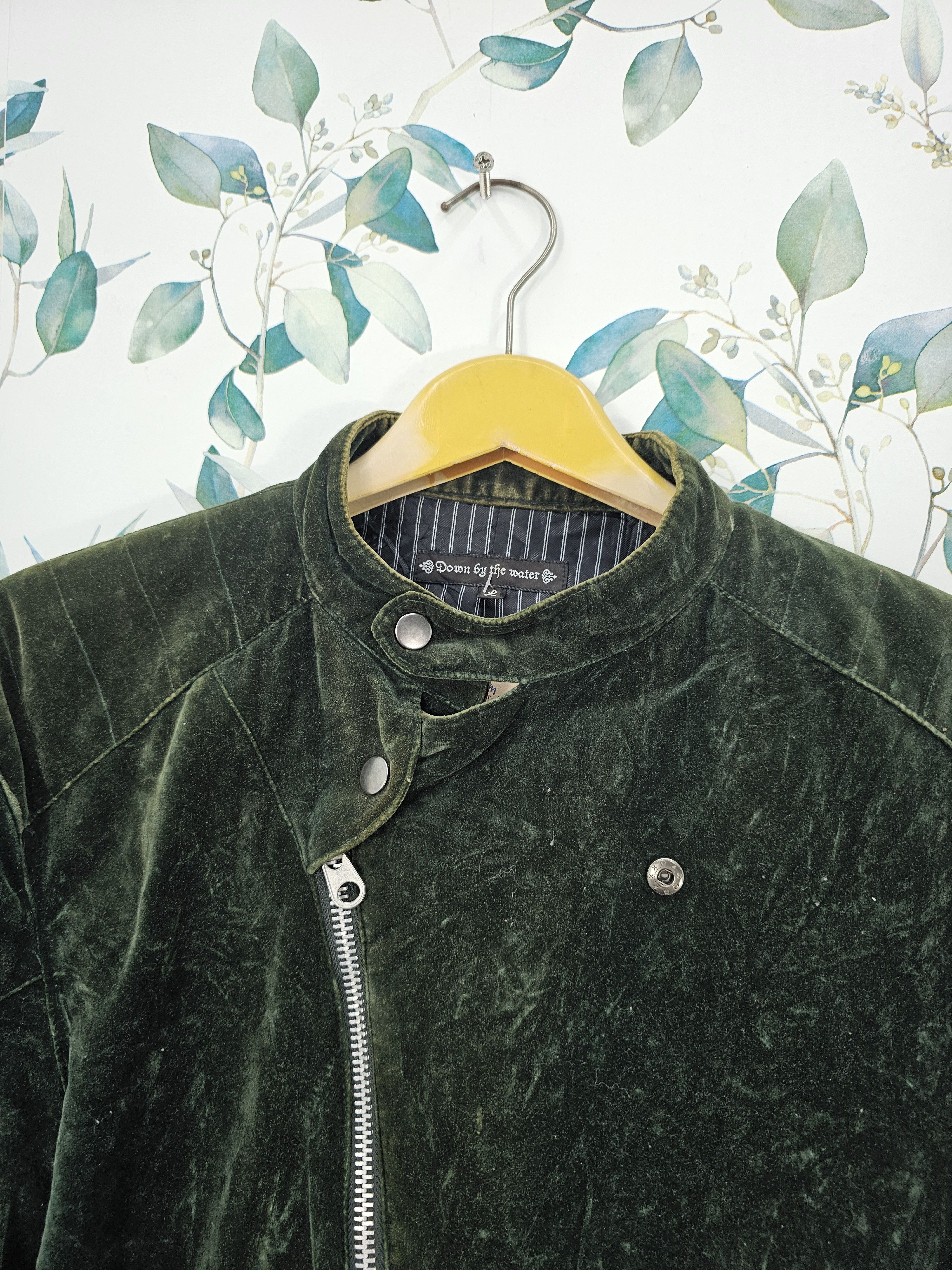 Japanese Brand Down By The Water Motorcycle Punk Riders Velvet Jacket J0118 Size US M / EU 48-50 / 2 - 9 Thumbnail