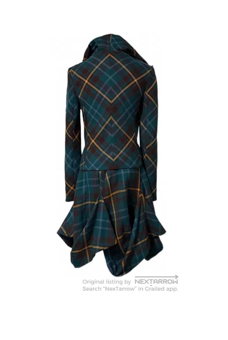 Vivienne Westwood Vivienne Westwood Witch green grid petal skirt suit Size M / US 6-8 / IT 42-44 - 5 Thumbnail