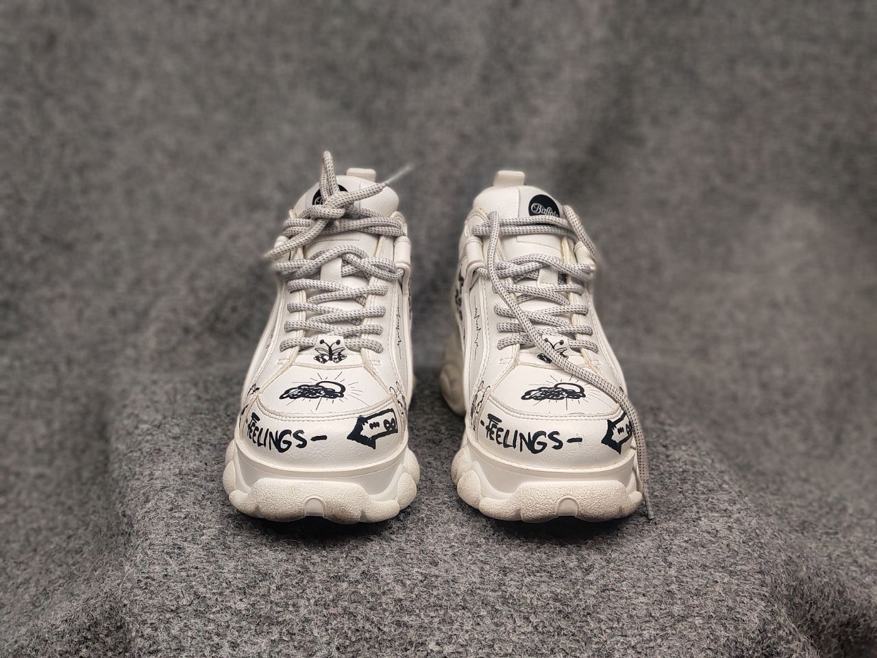 Buffalo London Buffalo Superge Cld Corin Oversized Paint Logo Sneakers Size US 6.5 / IT 36.5 - 7 Thumbnail