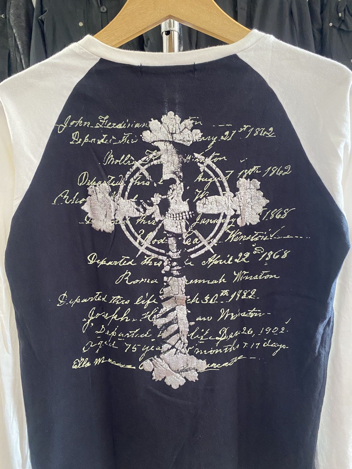 Maison Margiela Armee Francaise Skull Cross Poem LONGSLEEVE TEE Size US M / EU 48-50 / 2 - 11 Thumbnail