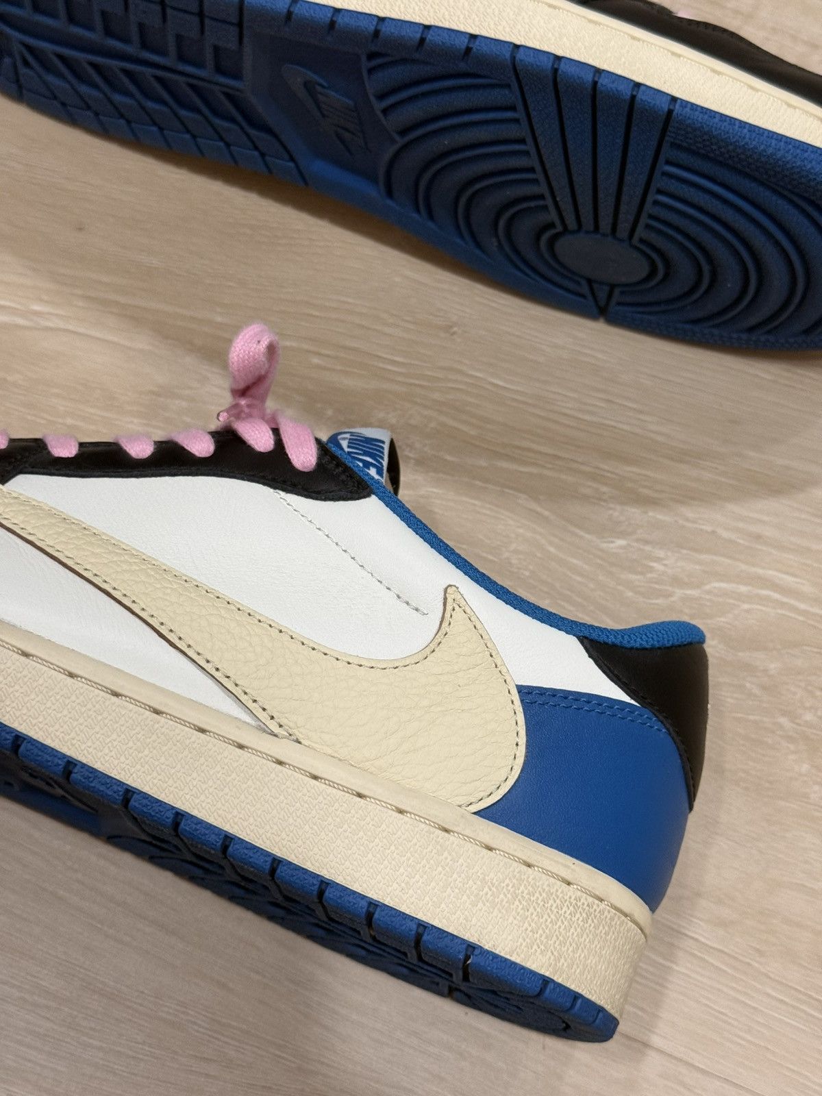 Fragment Design × Jordan Brand × Travis Scott Travis Scott Air Jordan 1 Low Fragment Sneakers Size US 13 / EU 46 - 3 Thumbnail