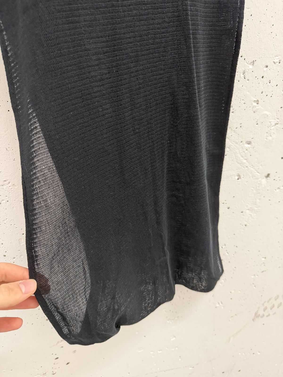 Maison Margiela Maison Margiela Sheer Asymmetric Mesh Dress Size S / US 4 / IT 40 - 3 Thumbnail