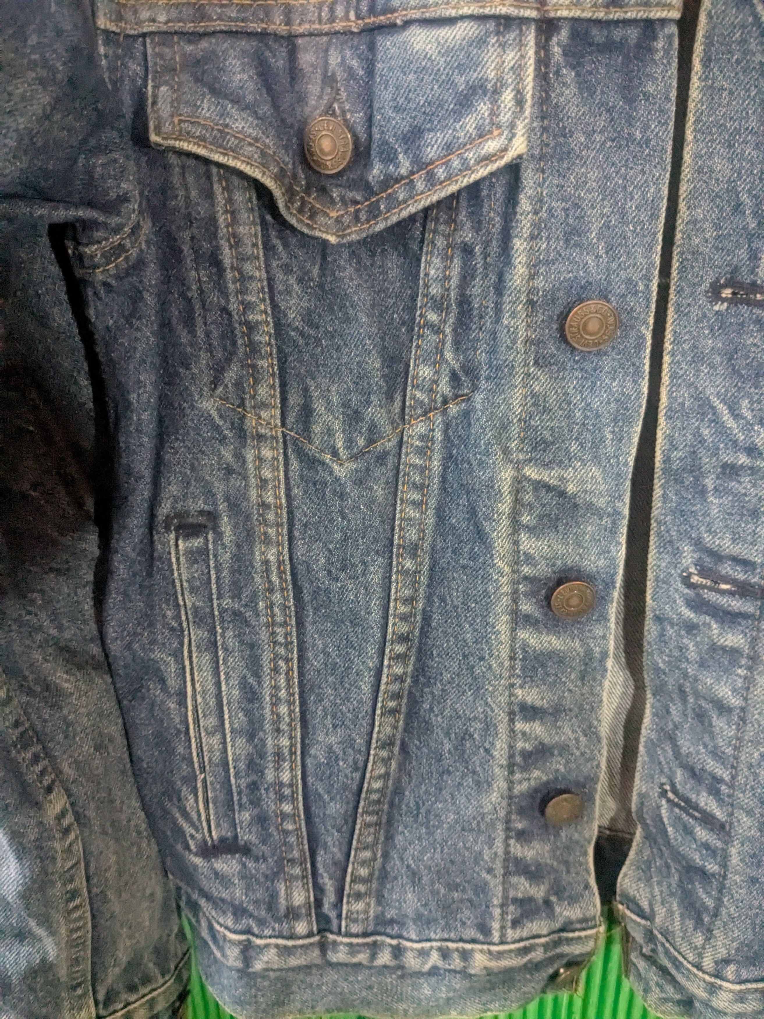 Levi's Vintage Clothing Levis denim trucker jacket 80's made in USA vintage Size US S / EU 44-46 / 1 - 12 Thumbnail