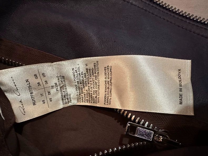 Rick Owens rick owens ro leather pilot jacket midnight purple-2508 Size US L / EU 52-54 / 3 - 6 Thumbnail