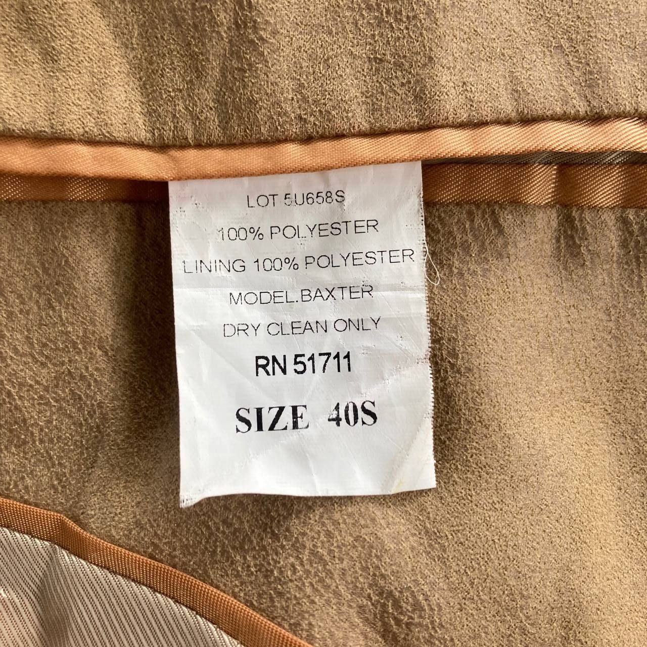 Andrew Fezza Vintage Microsuede Blazer Size 40S - 13 Thumbnail