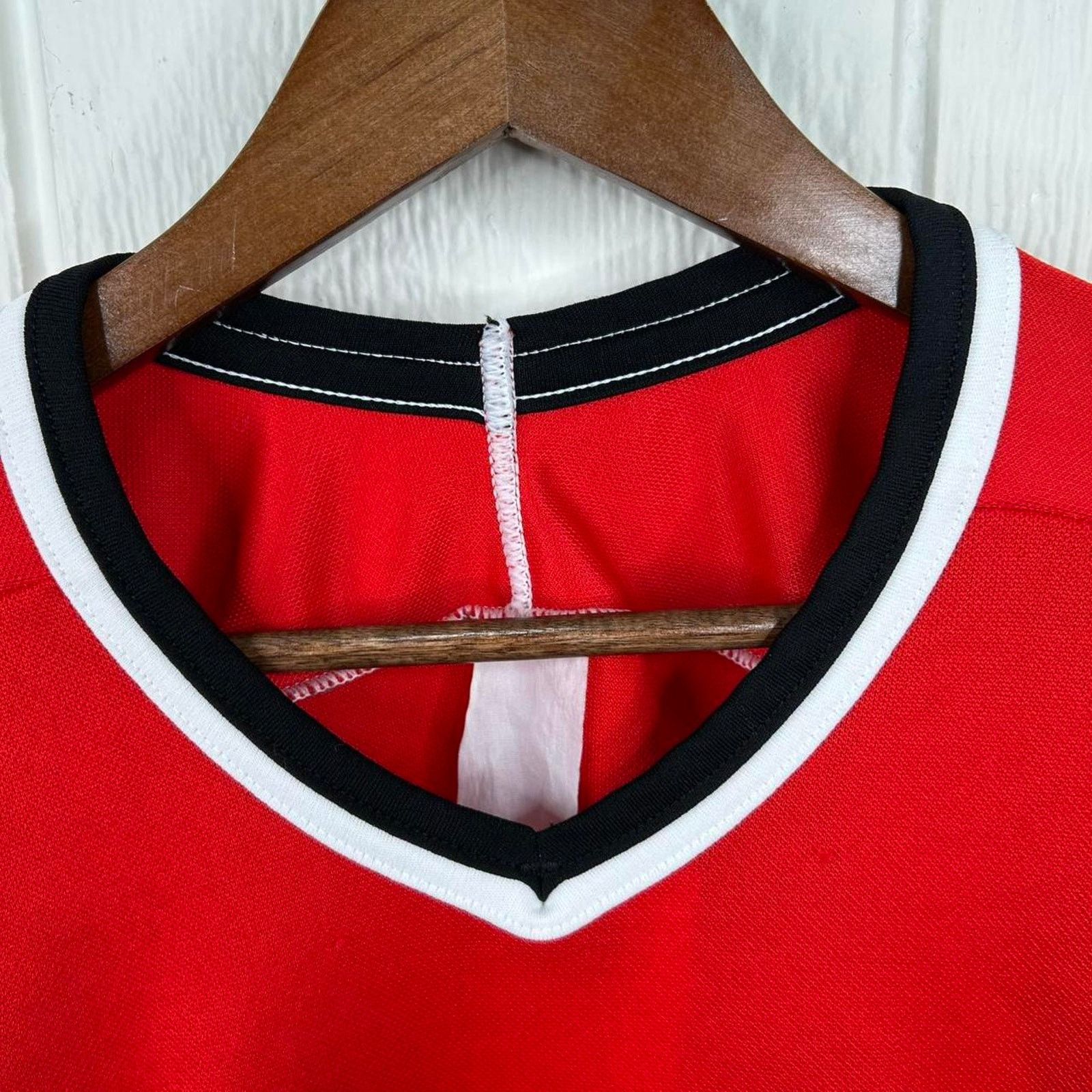 NHL Vintage 90’s Red Chicago Blackhawks Hockey NHL Jersey Large Size US L / EU 52-54 / 3 - 2 Thumbnail