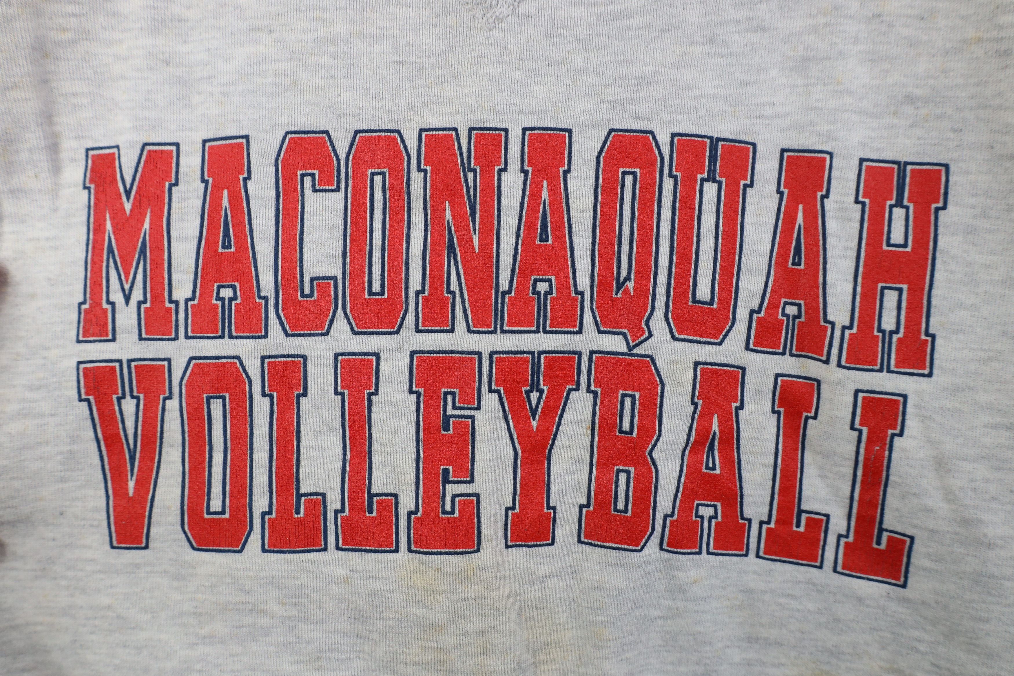 Russell Athletic Vintage 90s Russell Athletic Volleyball Sweatshirt Gray USA Size L / US 10 / IT 46 - 4 Thumbnail