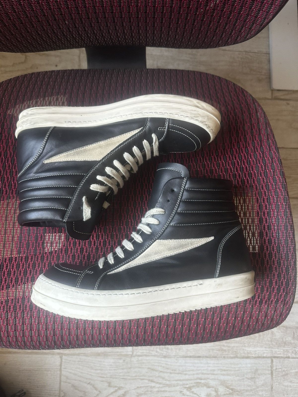 Rick Owens Rick Owen’s Vintage High Tops Size US 8.5 / EU 41-42 - 3 Thumbnail