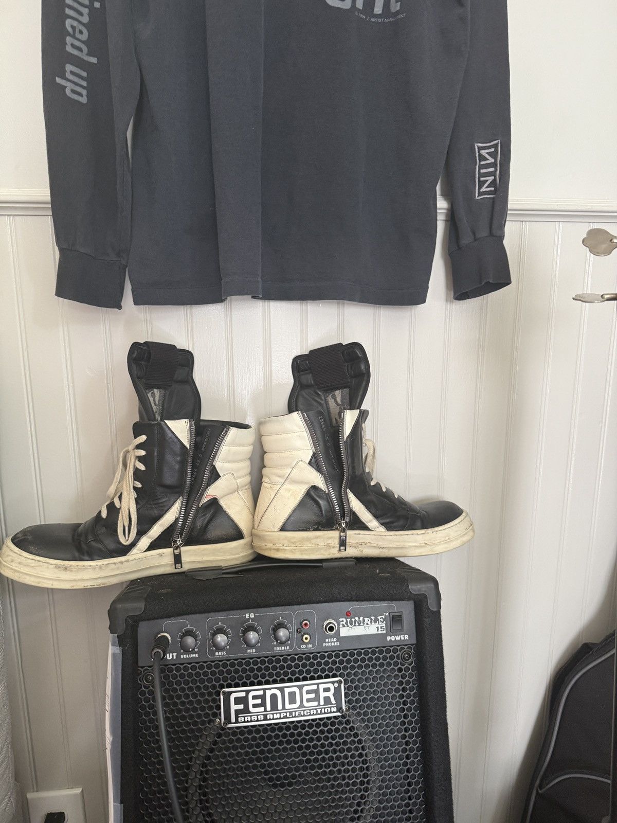 Rick Owens rick owens geobaskets Size US 12 / EU 45 - 4 Thumbnail