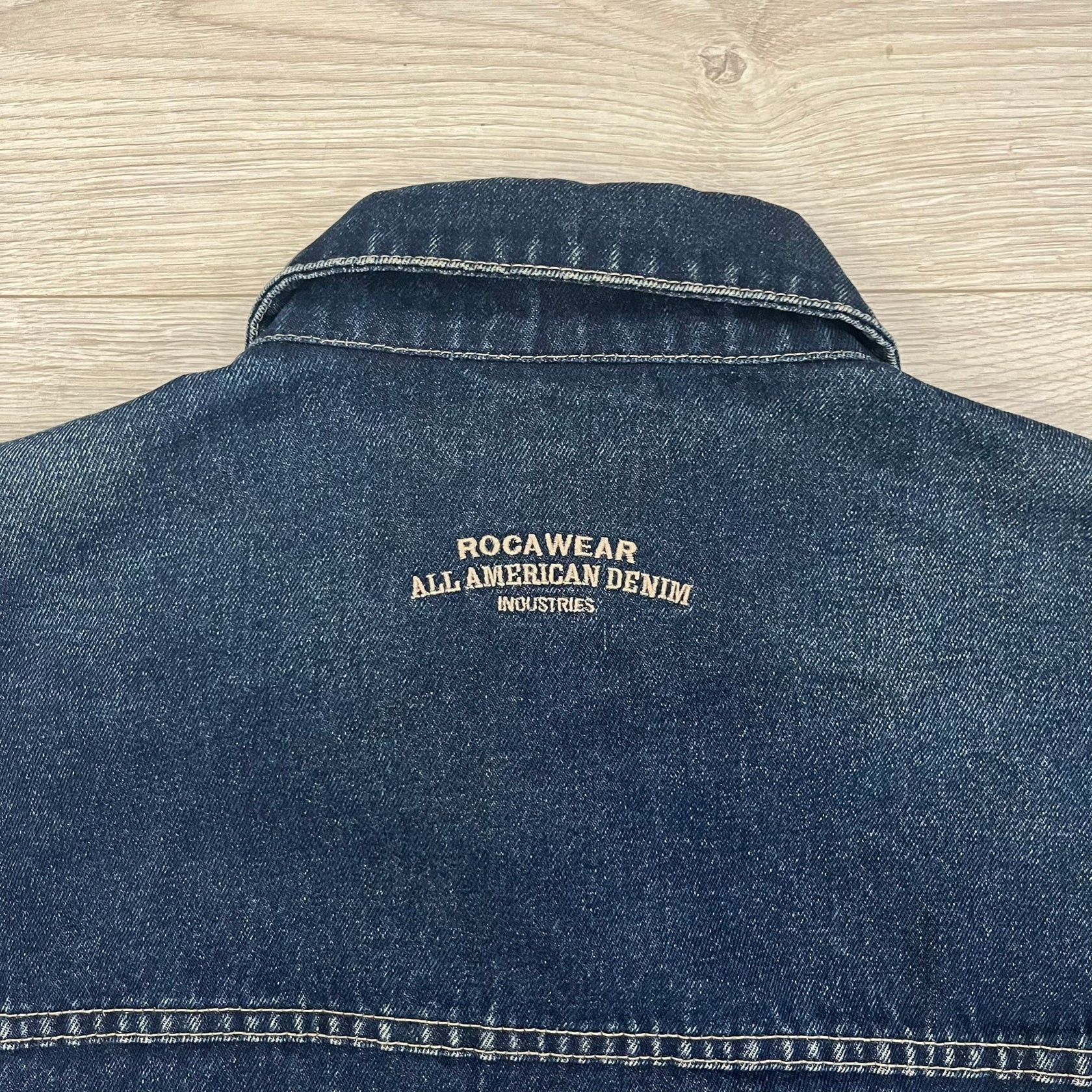 Rocawear Rocawear Blue 2000's Denim Jacket Size US XL / EU 56 / 4 - 7 Thumbnail