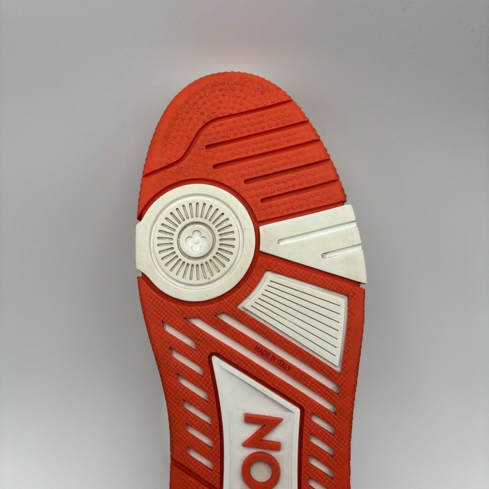 Louis Vuitton Louis Vuitton Trainer Strap ' Orange ' | GREAT CONDITION! Size US 10.5 / EU 43-44 - 19 Thumbnail