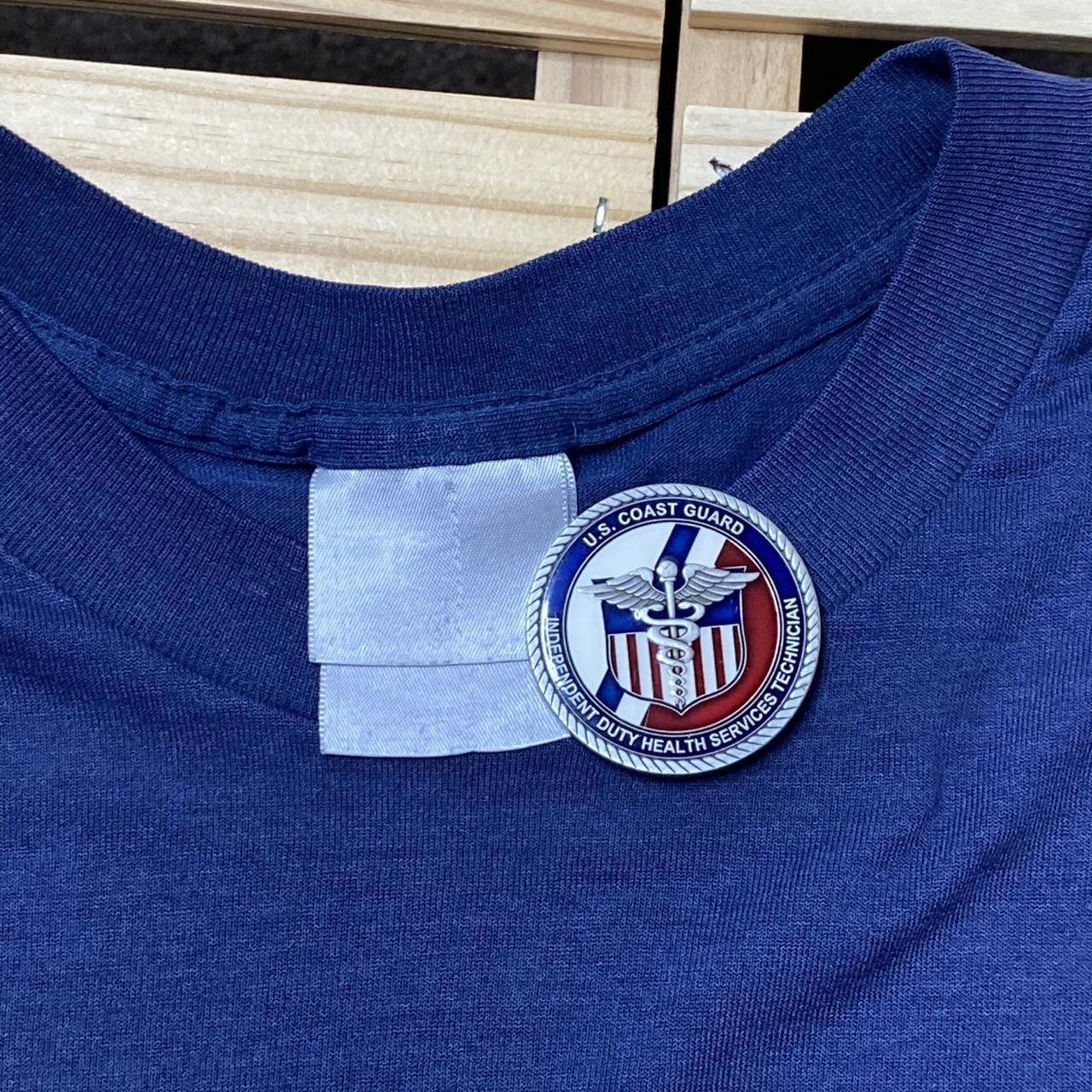 Nike Vintage Nike Running Navy Blue Performance Tech Tee Size XL Size US XL / EU 56 / 4 - 3 Thumbnail