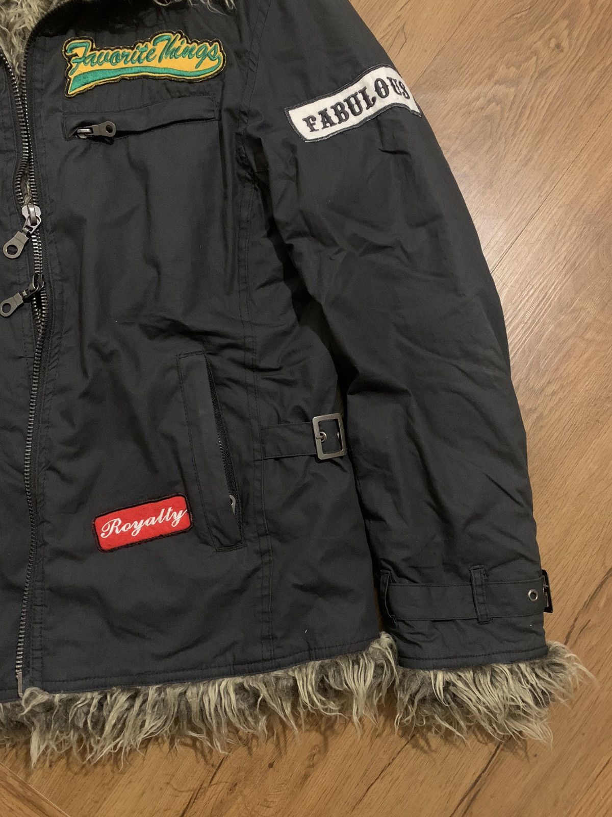 If Six Was Nine 2000s japanese IGNITION fur jacket pacth work lgb vkeistyel Size US M / EU 48-50 / 2 - 9 Thumbnail