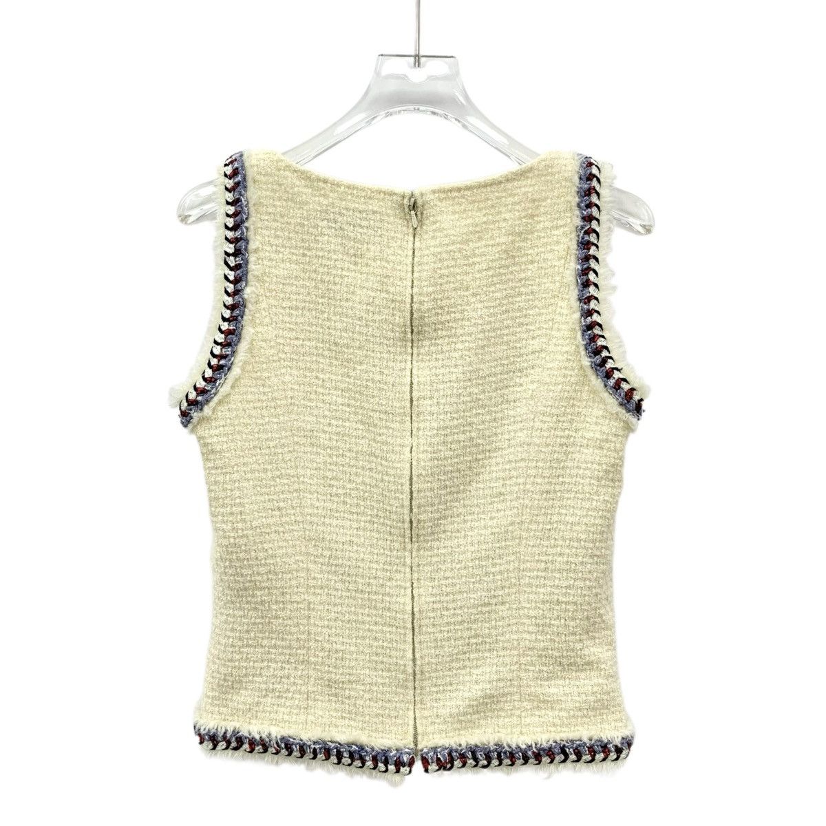 Chanel Chanel Sleeveless Tweed Knit Vest K26WX Size XS / US 0-2 / IT 36-38 - 2 Thumbnail