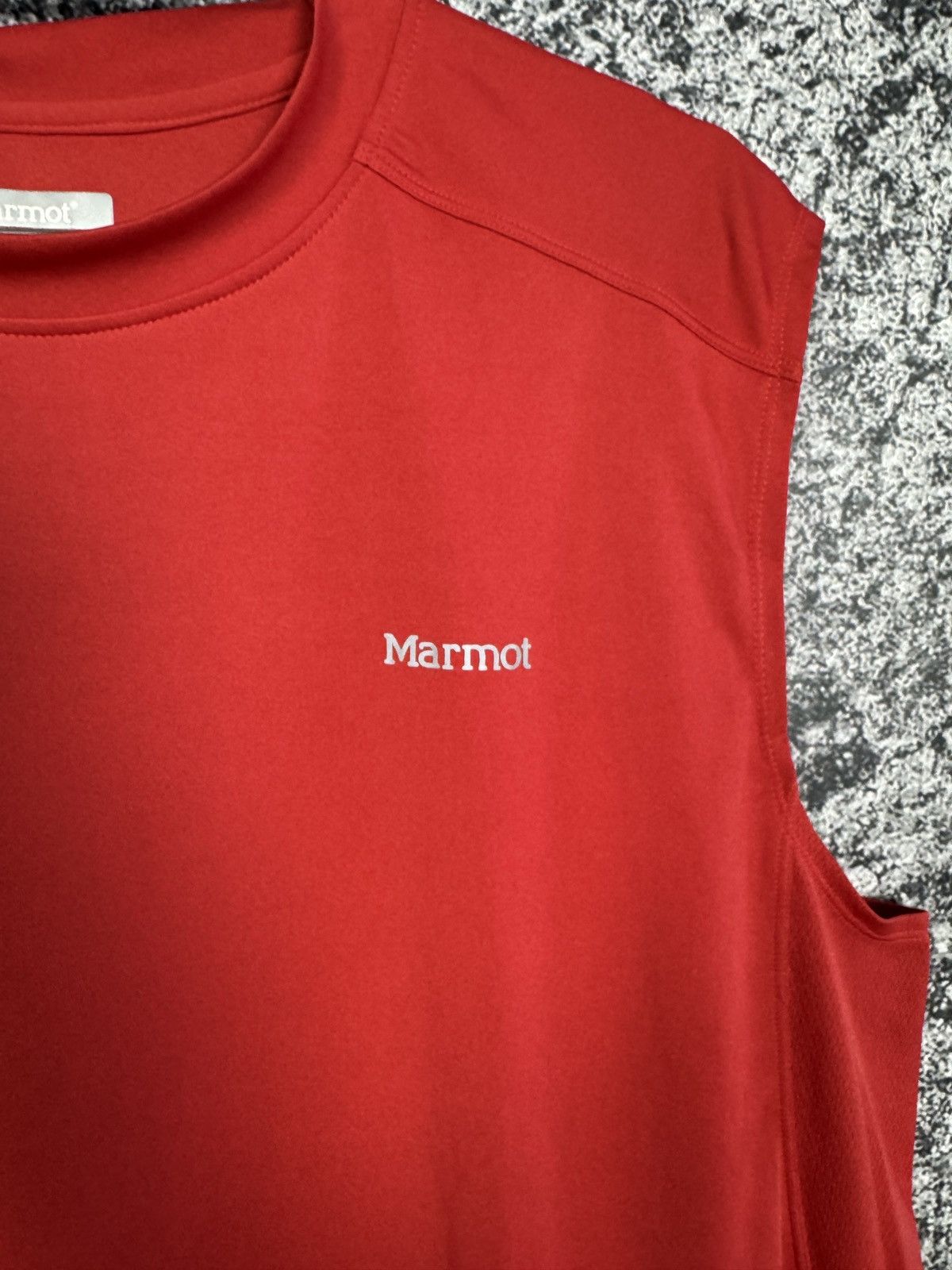 Marmot Men’s Marmot Tank Top Sleeveless Red Outdoor Size XXL Size US XXL / EU 58 / 5 - 6 Thumbnail