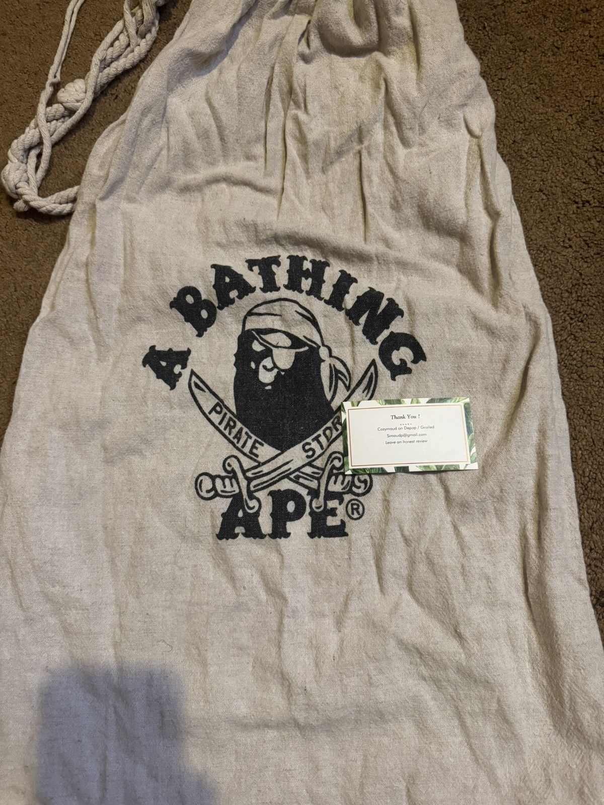 Bape Bape laundry bag Size ONE SIZE - 2 Thumbnail
