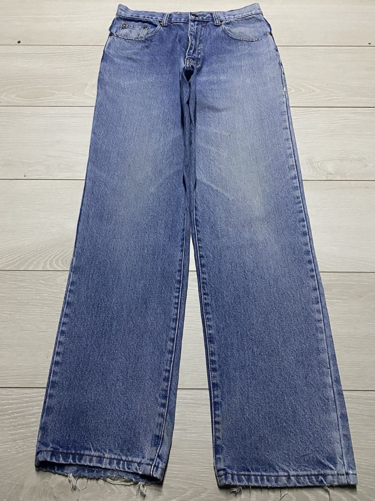 Japanese Brand Vintage Leyton House Blue Wash Relaxed Jeans Size US 28 / EU 44 - 1 Thumbnail