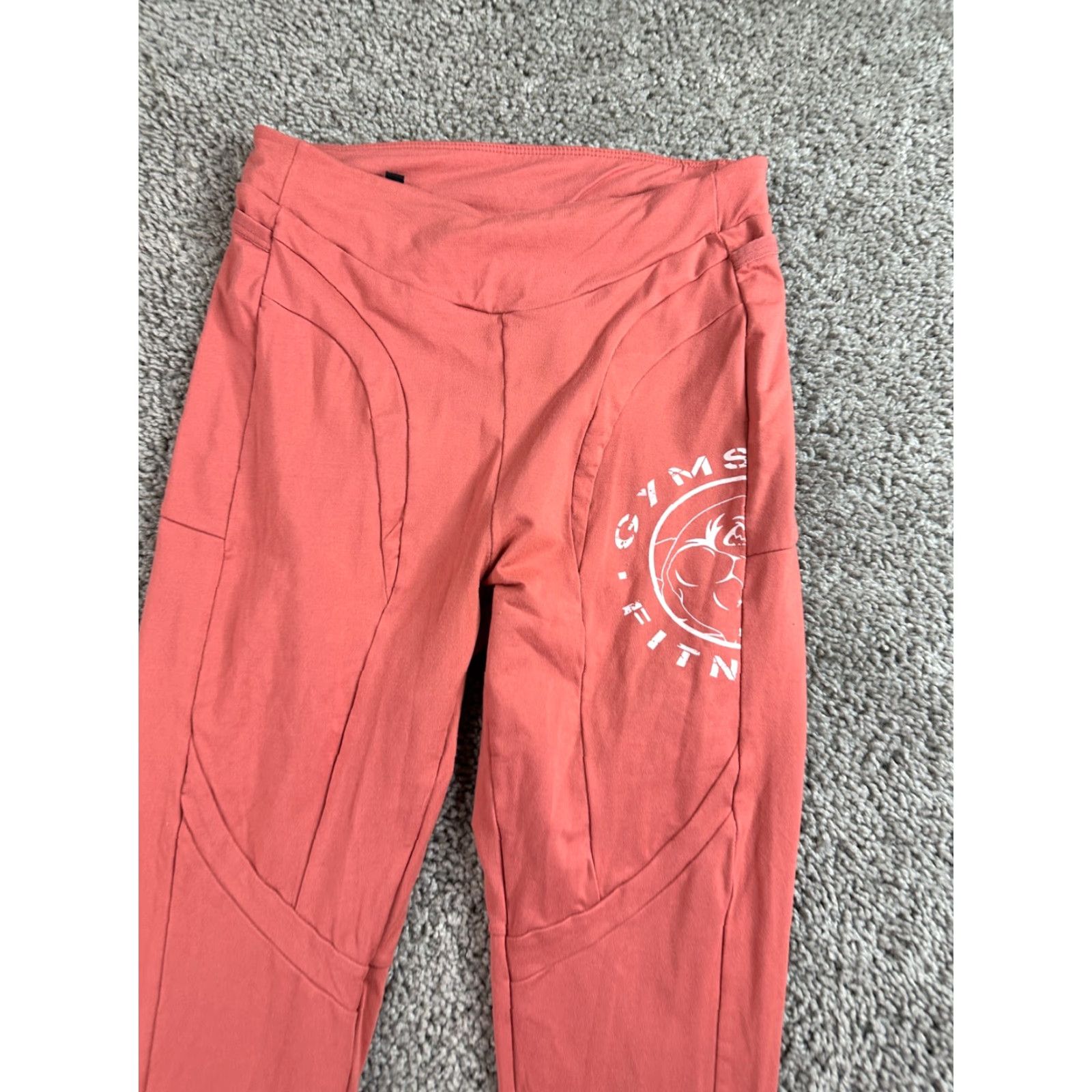 Gymshark Gymshark Leggings Womens XS Pink White Compression Shapewear Activewear Logo 90s? Size 26" / US 2 / IT 38 - 3 Thumbnail
