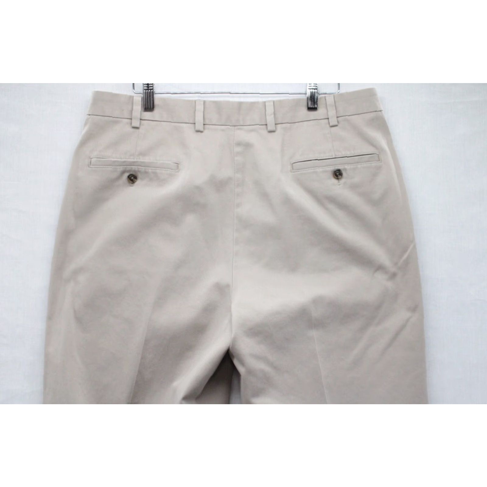 Brooks Brothers Brook Brothers Pants Mens 36X32 Chino Elliot Beige Pleated Front Cuffed Regular Fit Shirt? Size US 36 / EU 52 - 6 Thumbnail