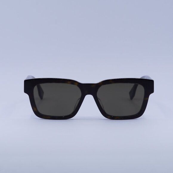 Fendi Fendi FE40107I 52E Sunglasses Havana Rectangle Frame Size ONE SIZE - 6 Thumbnail