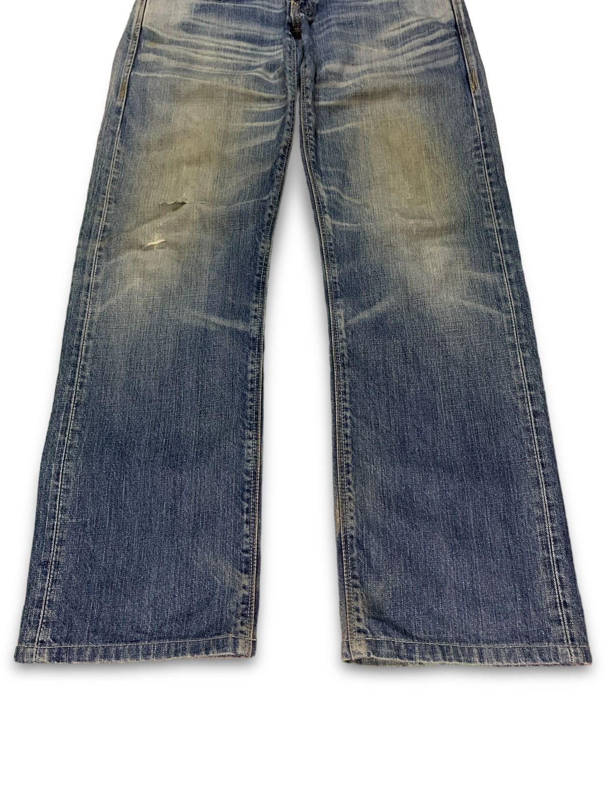 Levi's × Levi's Vintage Clothing Vintage 90s Levis 502 Avant Garde Distressed Baggy Jeans Size US 32 / EU 48 - 6 Thumbnail