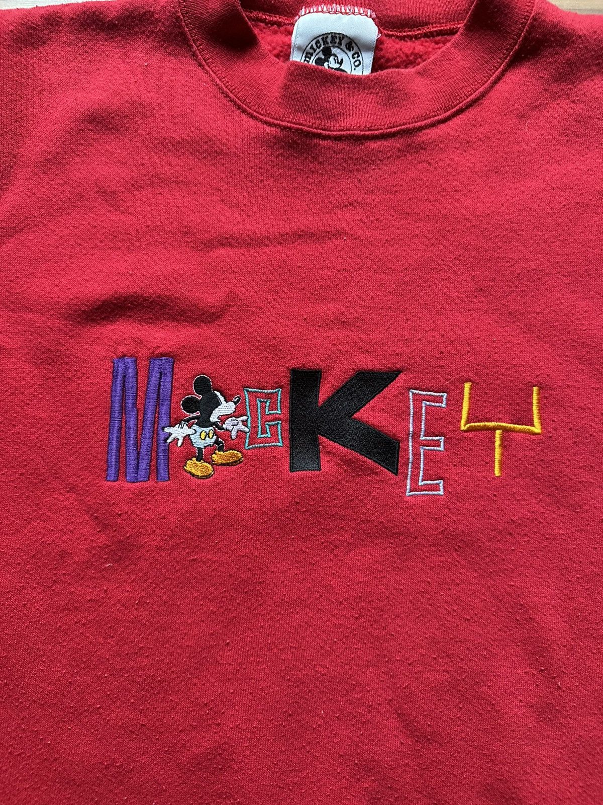Mickey Mouse Mickey Mouse Red Sweater Size US L / EU 52-54 / 3 - 3 Thumbnail