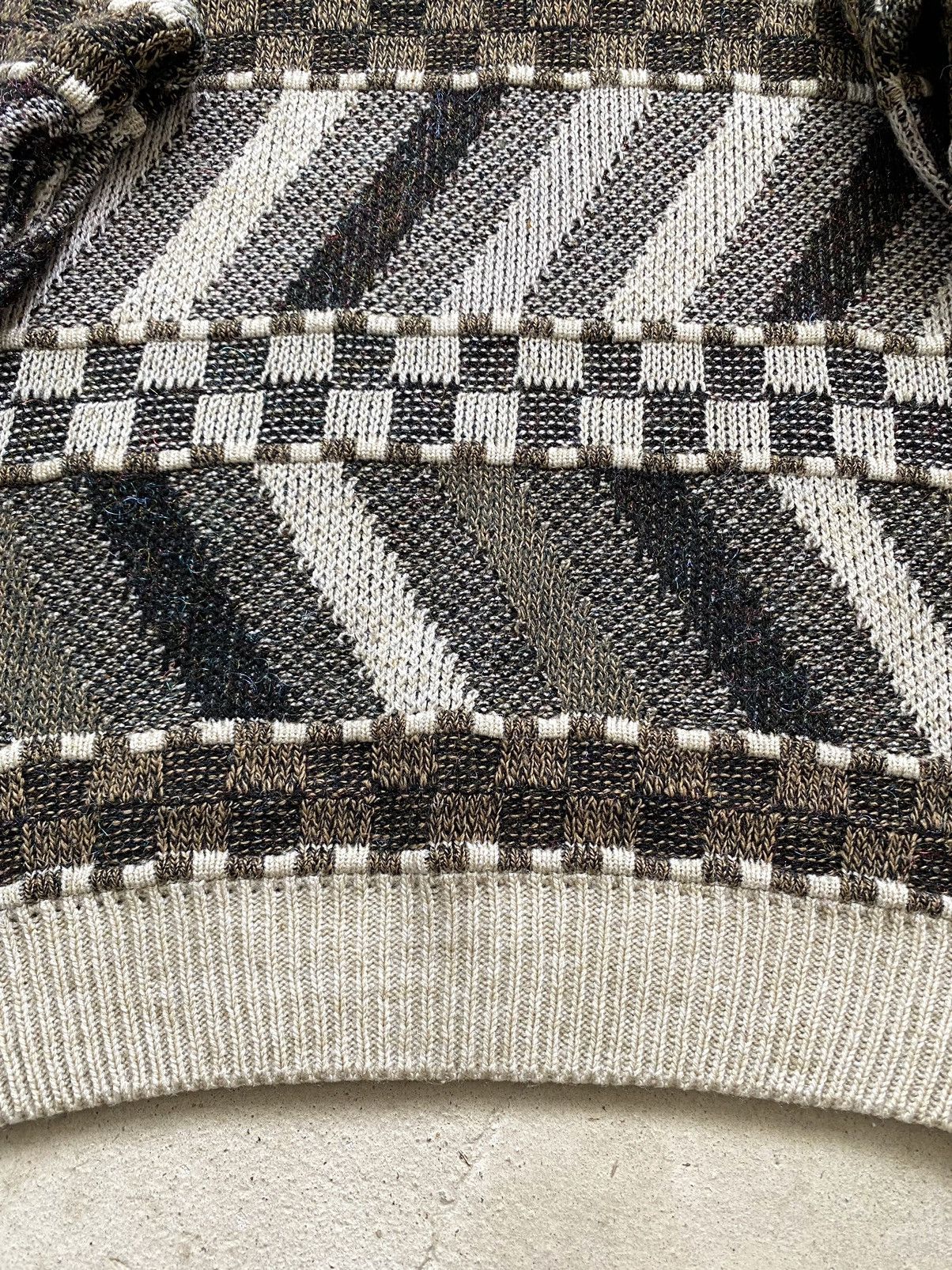 Coogi 90’s Japan Knit Striped Sweater Coogi style Carlo Colucci Size US XL / EU 56 / 4 - 20 Thumbnail