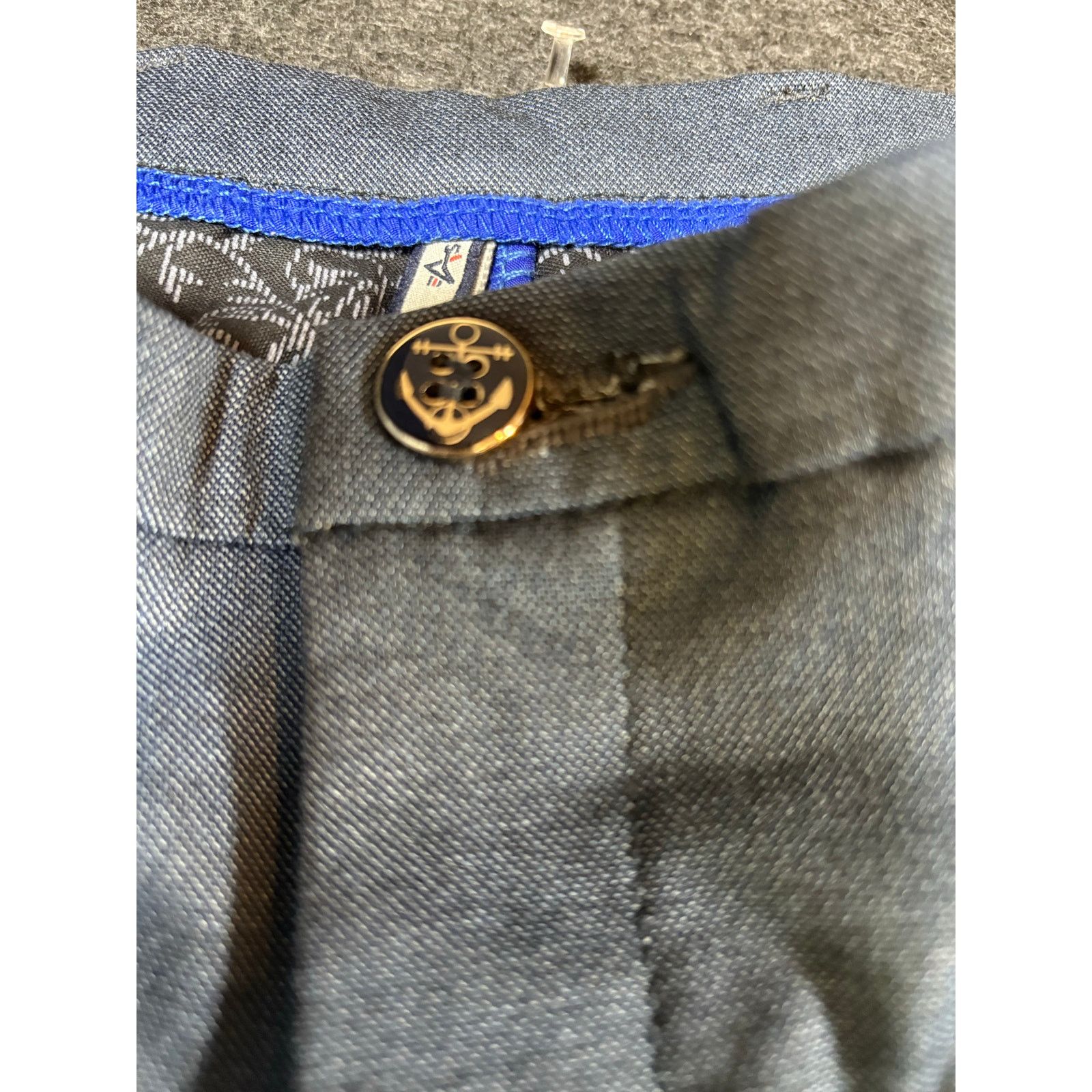 Other Mens navy Slim Fit Dress Pants Golf Style Business Casual Size US 34 / EU 50 - 7 Thumbnail