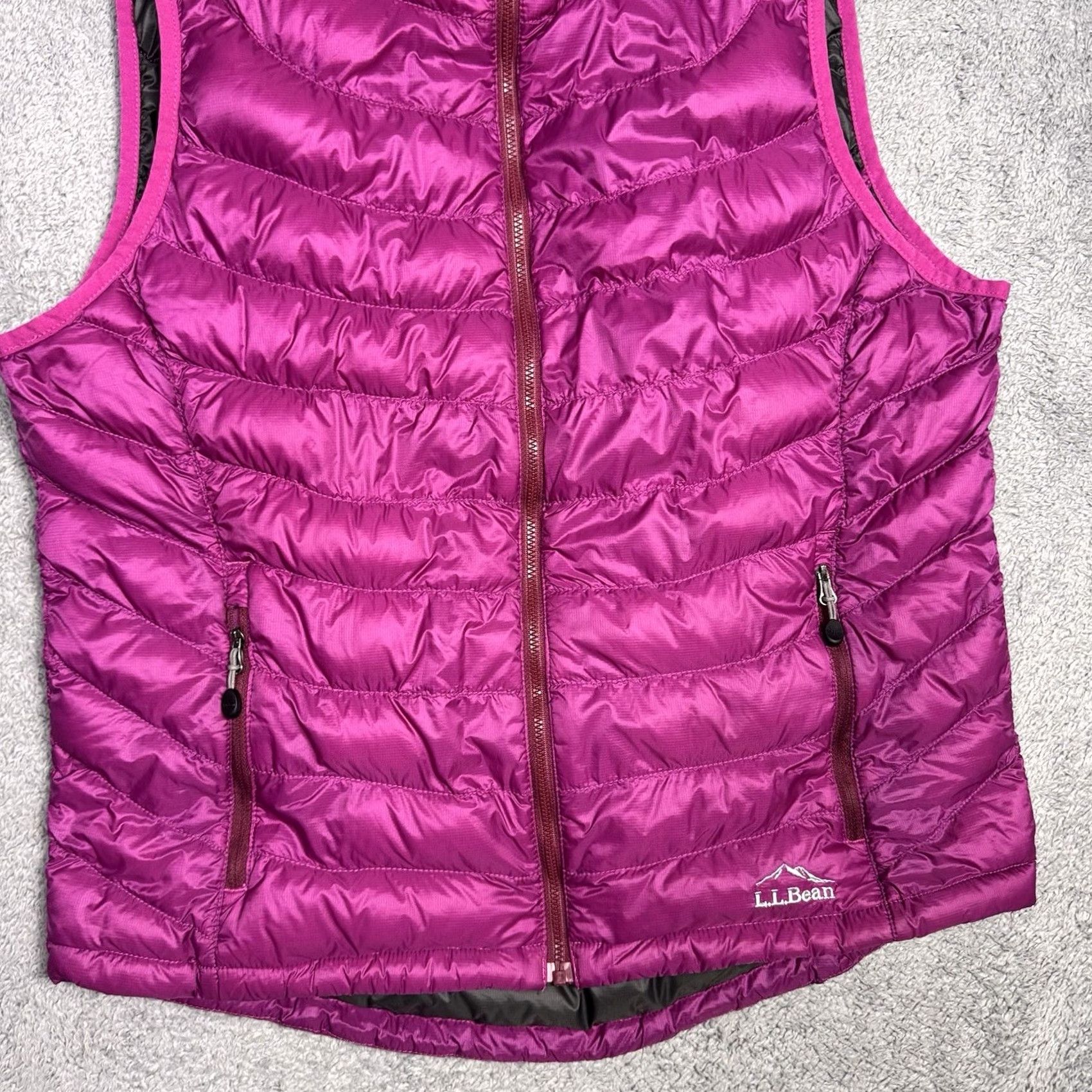 Vintage LL Bean Vest Women's M Ultralight 850 Down Quilted Puffer DownTek Ripstop 287288 Size M / US 6-8 / IT 42-44 - 2 Thumbnail