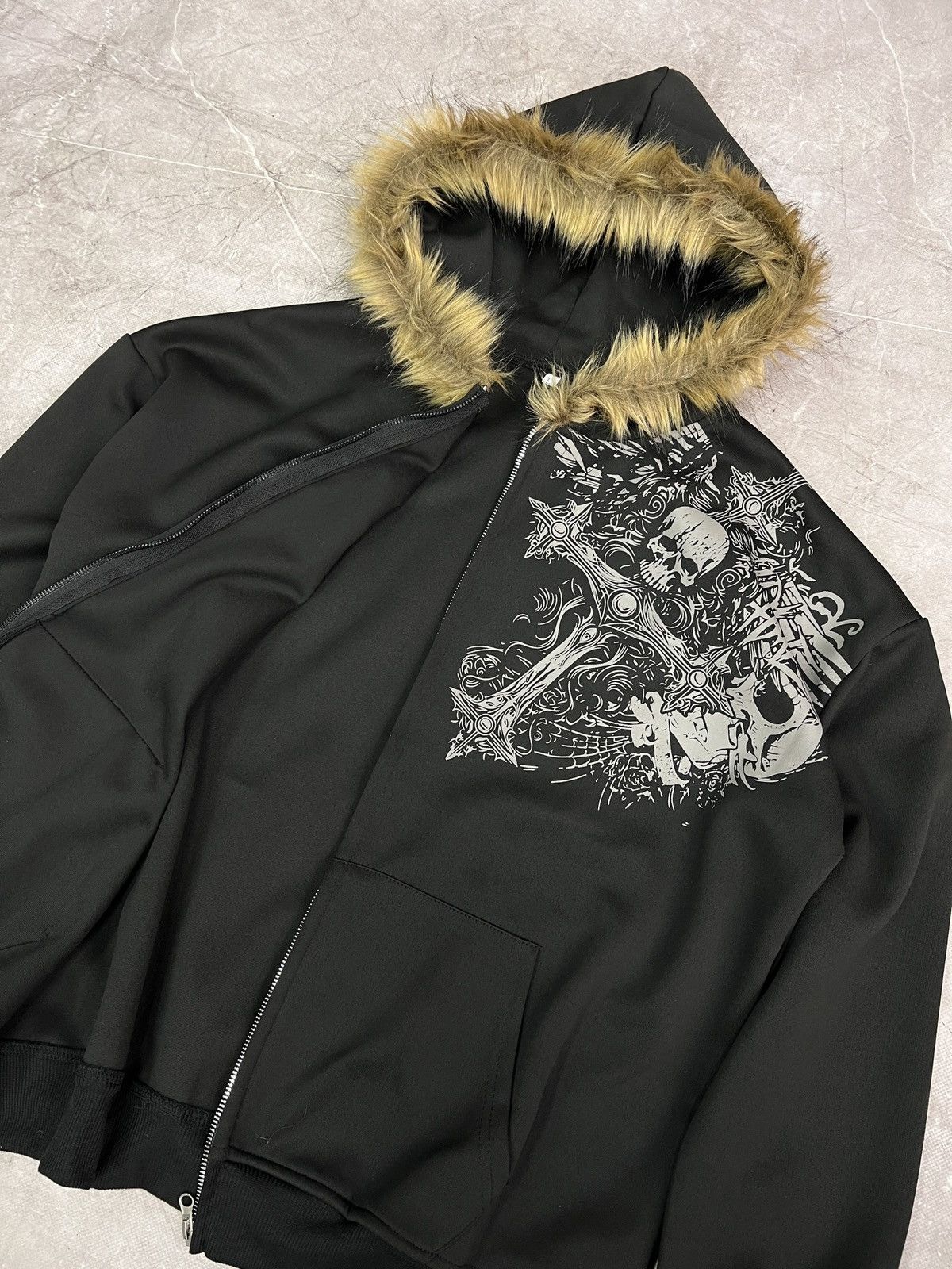 Seditionaries Seditionaries style boxy fur hood gothic hoodie hype Size US M / EU 48-50 / 2 - 5 Thumbnail