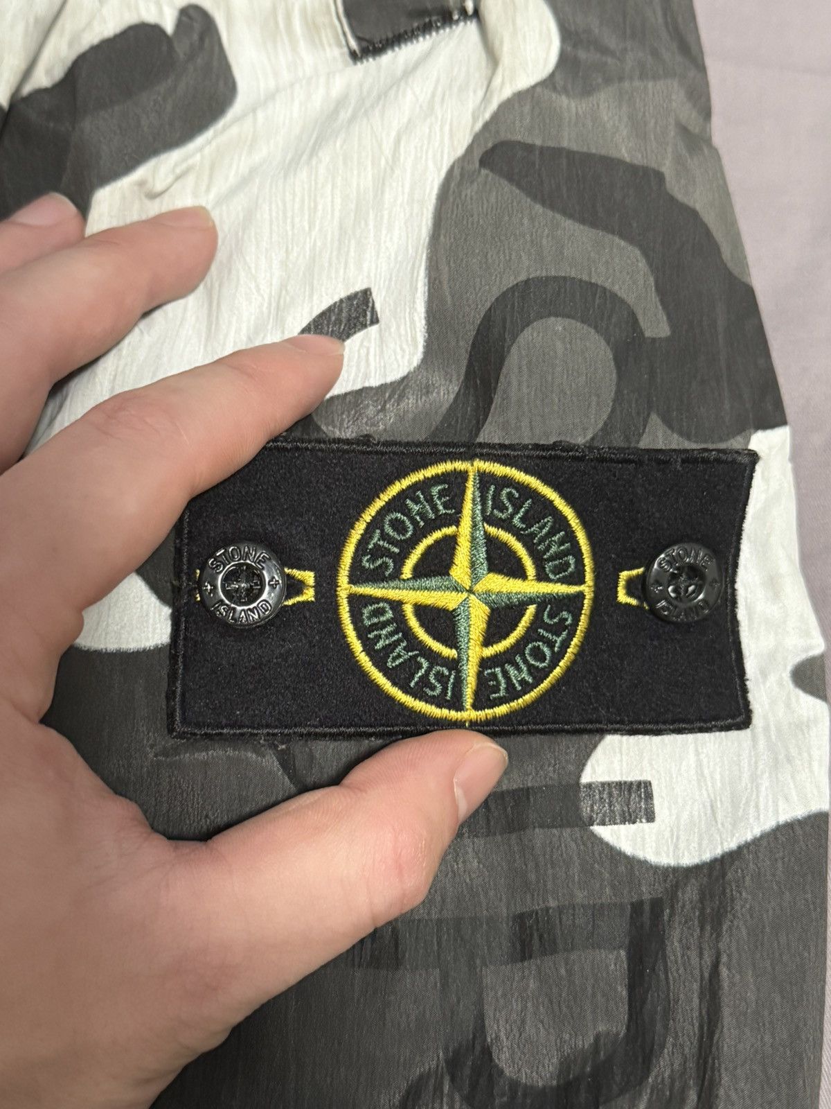 Stone Island Supreme stone island fw16 track nylon pant snow camo xL size Size US 32 / EU 48 - 3 Thumbnail