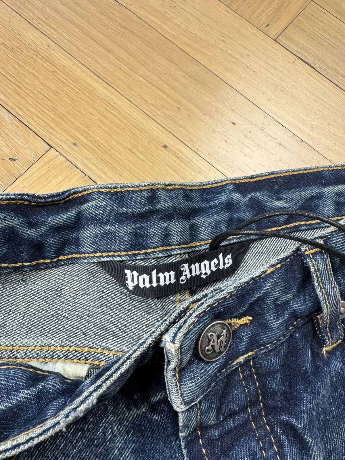 Palm Angels PALM ANGELS PATCHED LETTERS JEANS Size US 30 / EU 46 - 7 Thumbnail