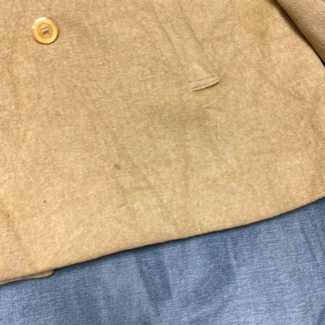 Pendleton VTG Pendleton Peacoat Jacket Mens S Beige Wool Lined Double Breasted Coat Size US S / EU 44-46 / 1 - 4 Thumbnail