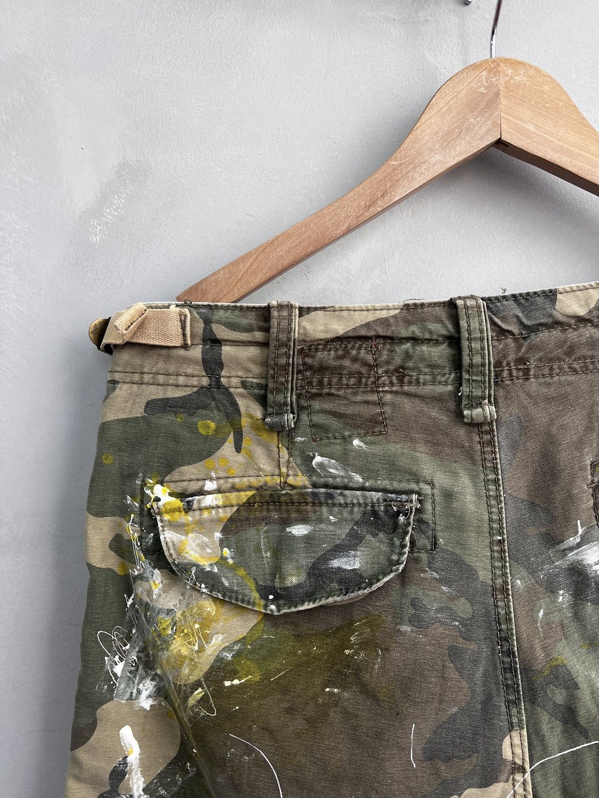 Japanese Brand × Vintage VINTAGE CARGO JAPANESE PAINTED 1of1 shorts pants y2k rare Size US 30 / EU 46 - 13 Thumbnail