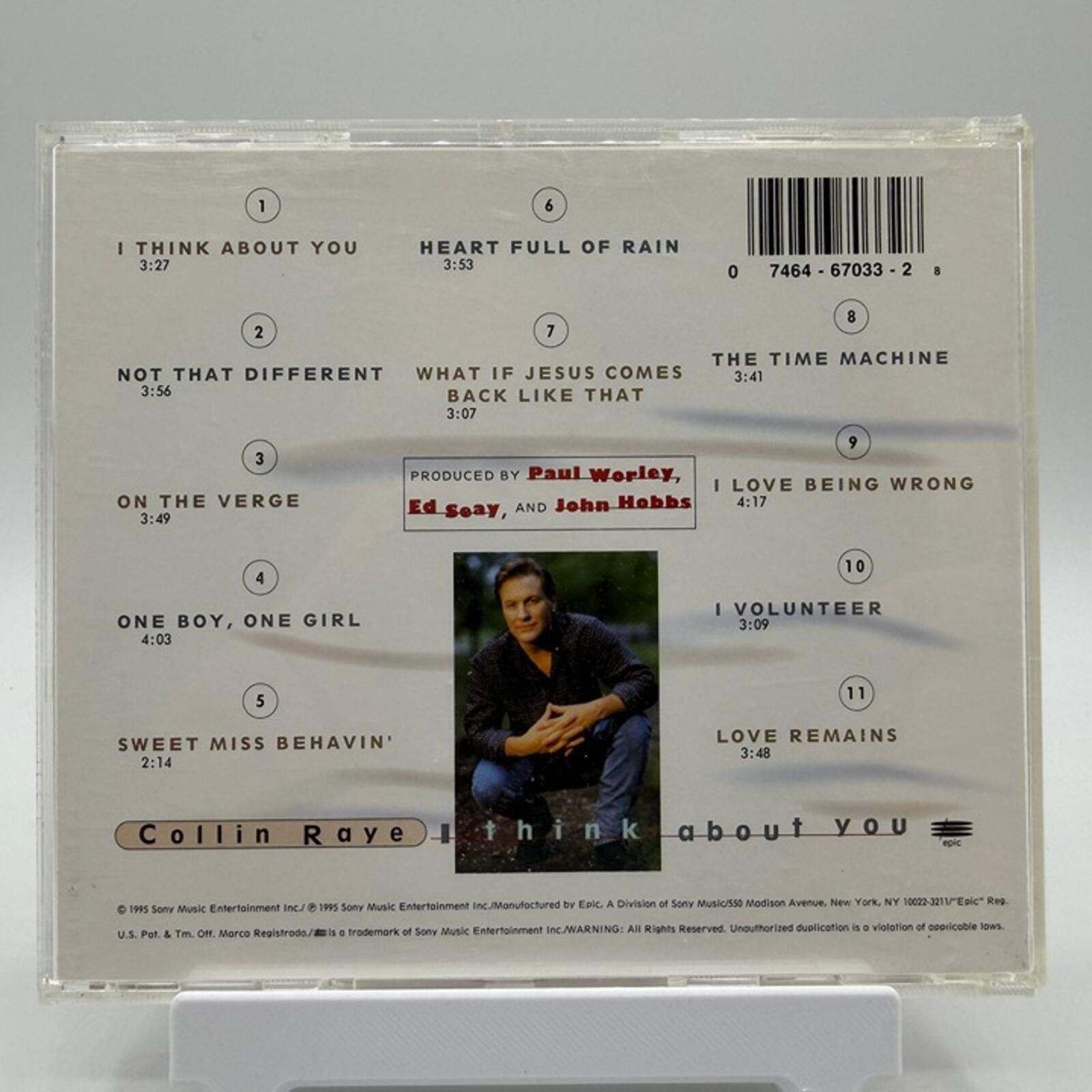 Other Collin Raye - I Think About You (1995) - Audio CD - Country Size ONE SIZE - 2 Thumbnail