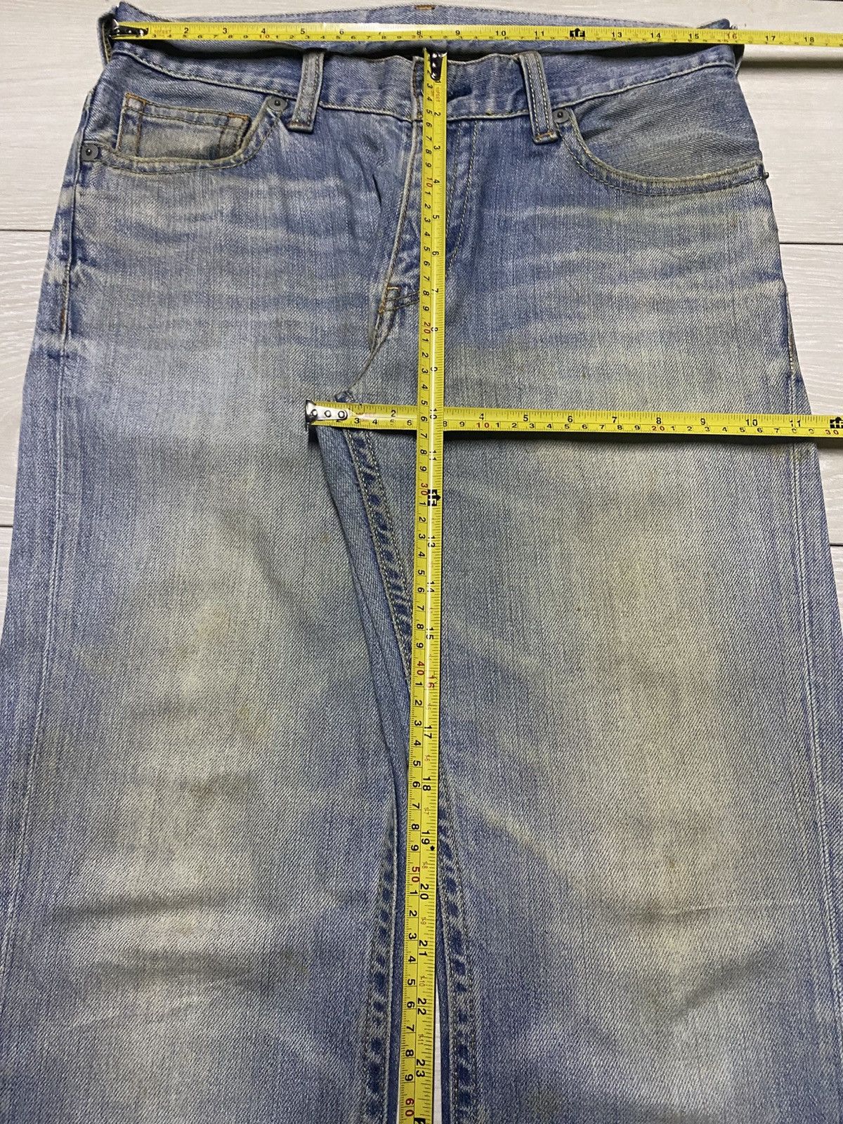 Uniqlo Vintage Uniqlo UJ Grunge Distressed Loose Jeans Size US 32 / EU 48 - 12 Thumbnail