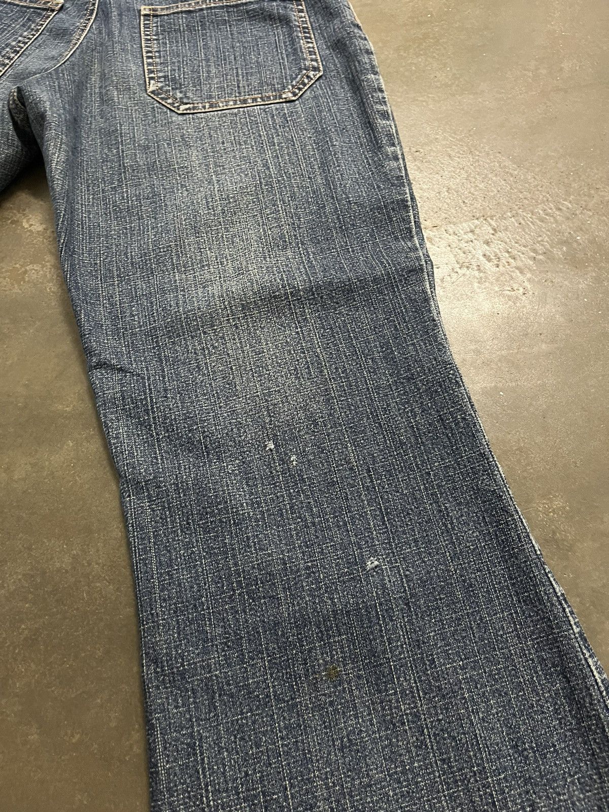 Tornado Mart Super Flare Jeans Bushpant low rise distressed F1 Size US 28 / EU 44 - 13 Thumbnail