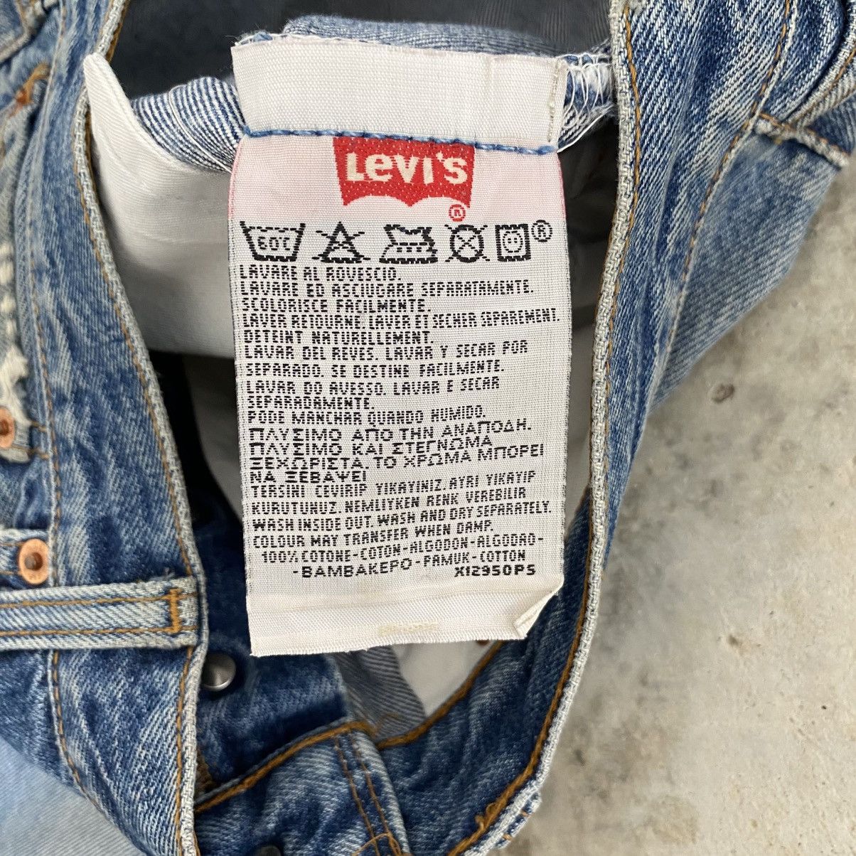 Levi's Size 32x35 Vintage Levis 501 Faded Stonewashed Blue Jeans Size US 32 / EU 48 - 15 Thumbnail