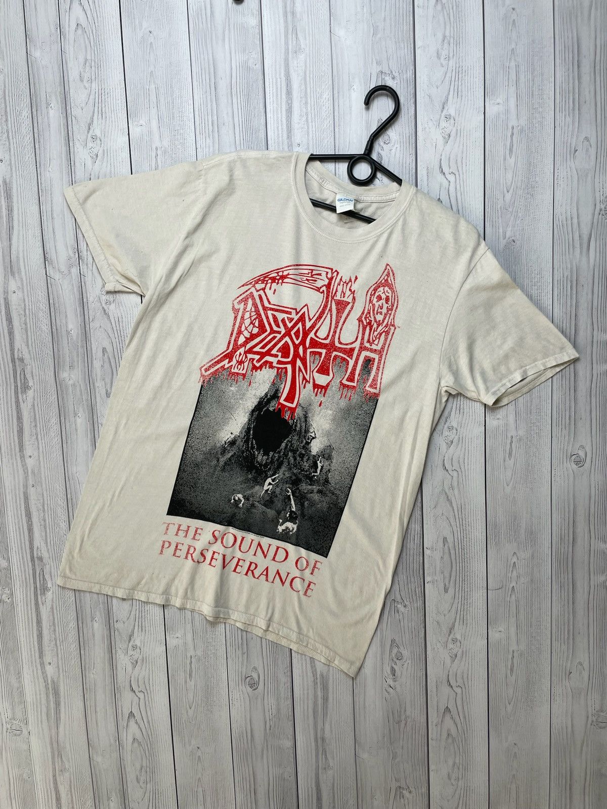 Band Tees Vintage Death Sound of perseverance rock tee Y2K metal L Size US L / EU 52-54 / 3 - 1 Thumbnail