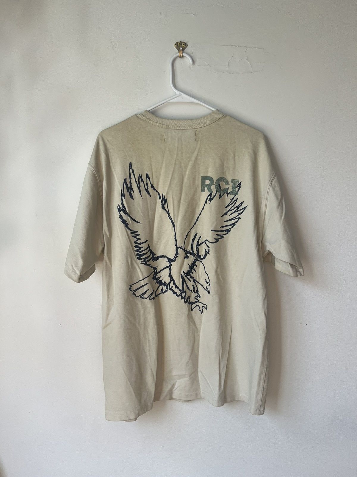 Reese Cooper White Reese Cooper “Two Steps Forward” T-shirt Size US XL / EU 56 / 4 - 2 Thumbnail
