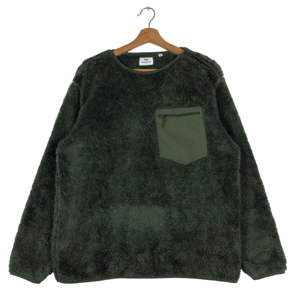 🔥Vintage Fleece Jacket Pull Over Engineered Garmens Japan
