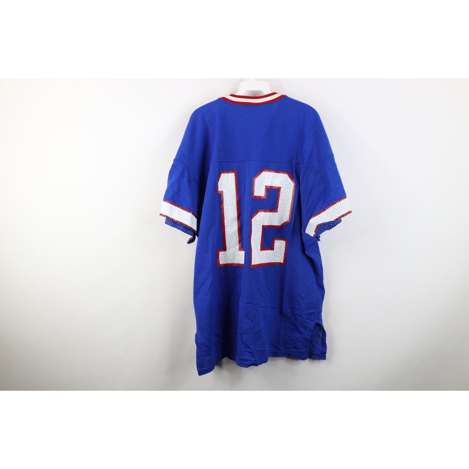 Vintage Vintage Sand Knit Game Issue Jim Kelly Buffalo Bills Jersey Size US XL / EU 56 / 4 - 13 Thumbnail