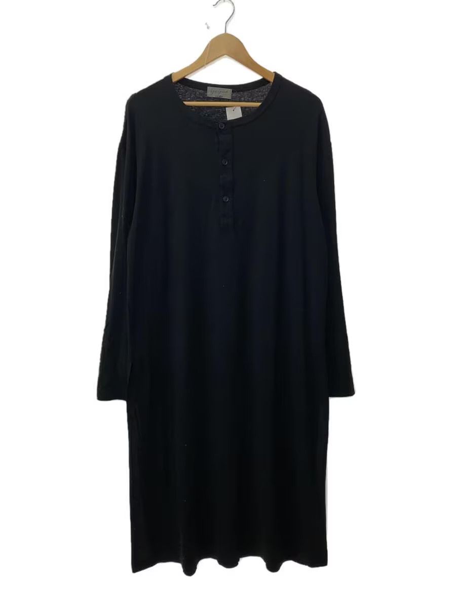 image of Yohji Yamamoto Pour Homme 16Ss Cotton Long Henry Neck Shirts Ho-T26-083 in Black, Men's (Size Large