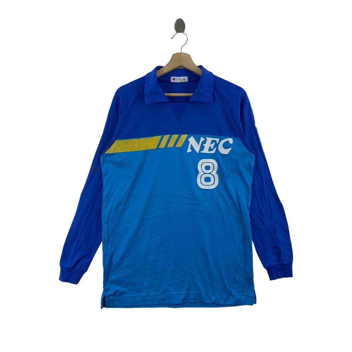 Descente DESCENTE NEC 8 KONNO Japan Soccer Football Blue Size US M / EU 48-50 / 2 - 3 Thumbnail