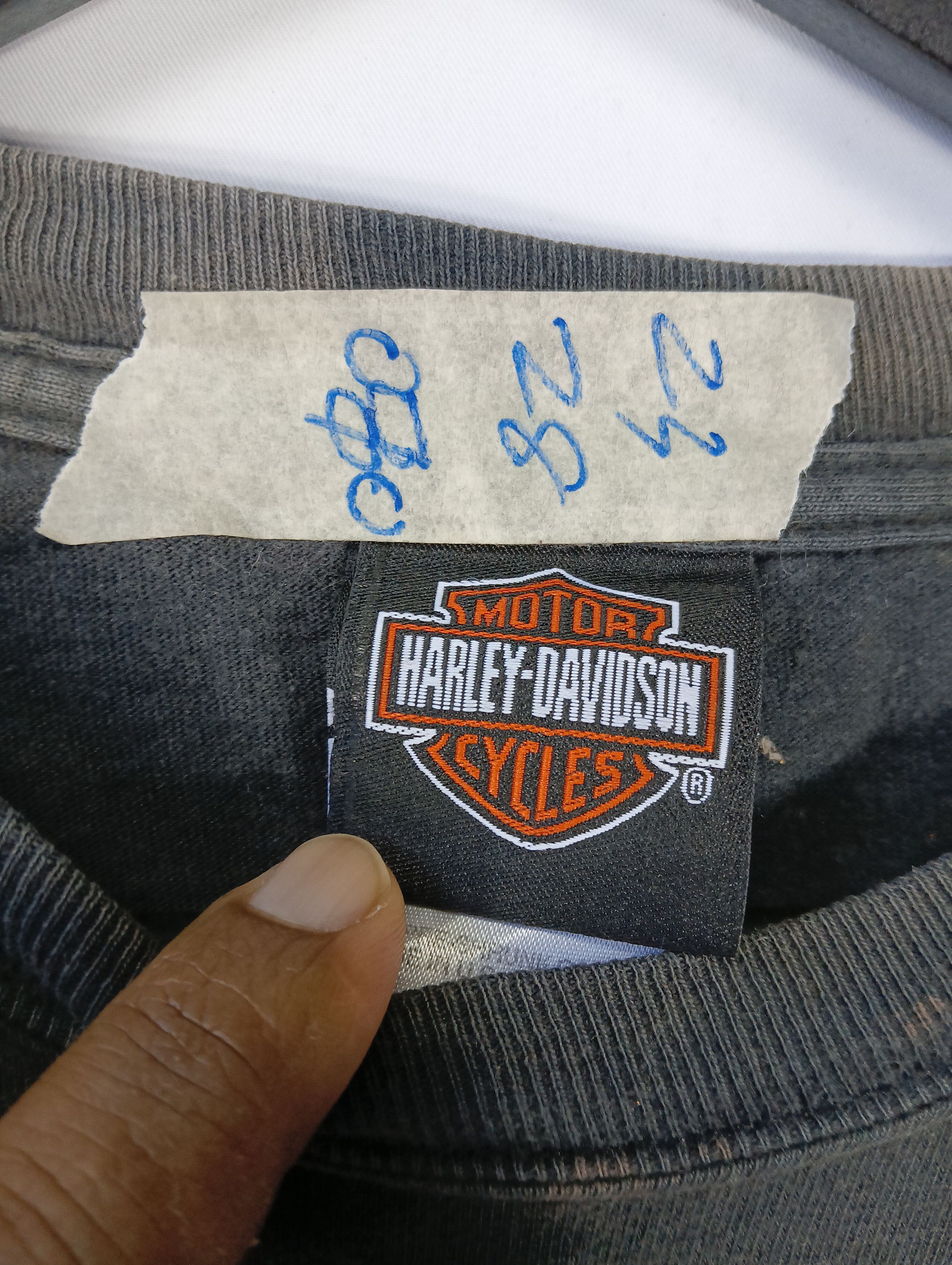 Harley Davidson vintage harley & davidson big logo tee distressed Size US XL / EU 56 / 4 - 5 Thumbnail
