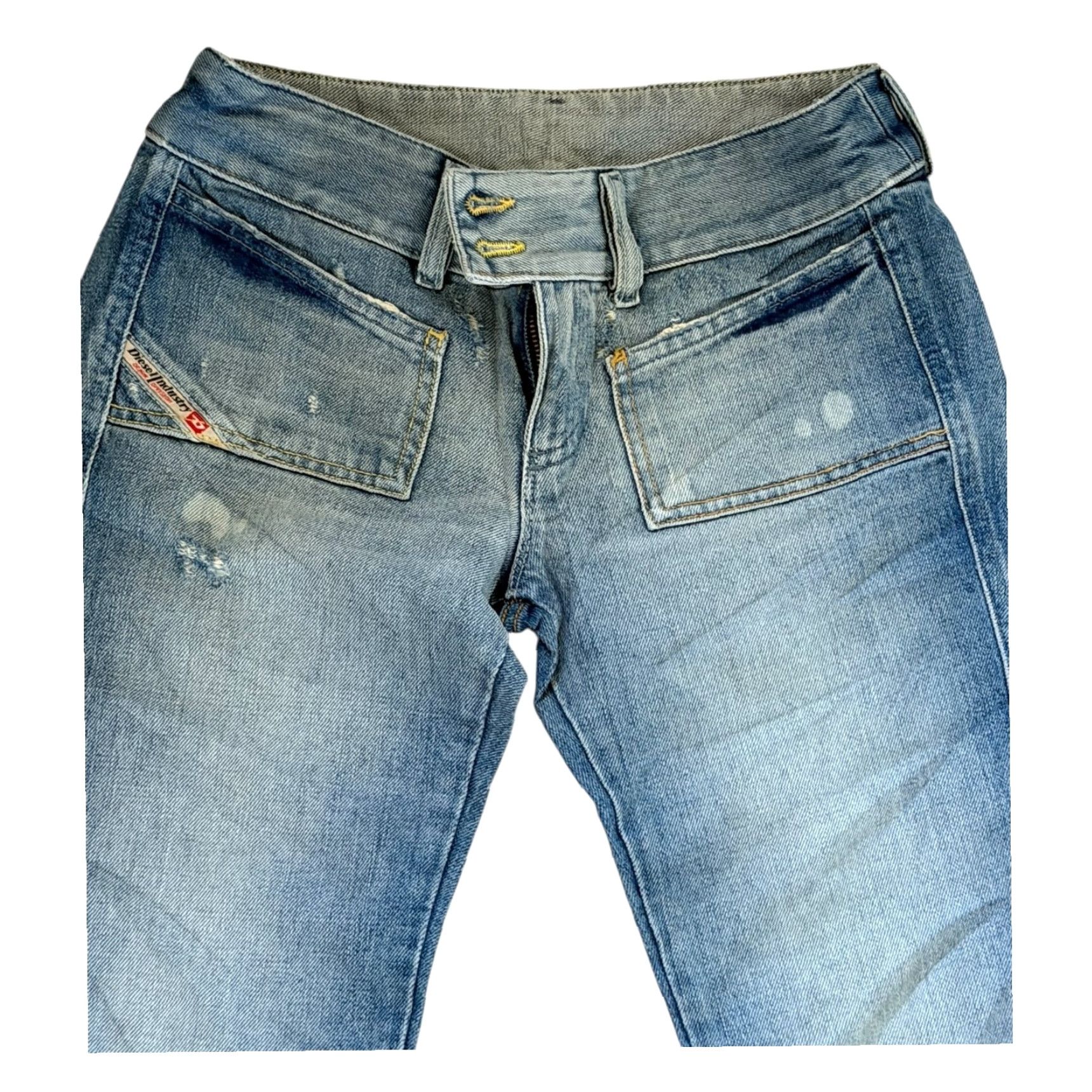 Diesel Diesel Industry Hush DS Light Blue Jeans 26 W26 L34 Women Distressed 5-Pocket Denim Jeans Size 26" / US 2 / IT 38 - 6 Thumbnail