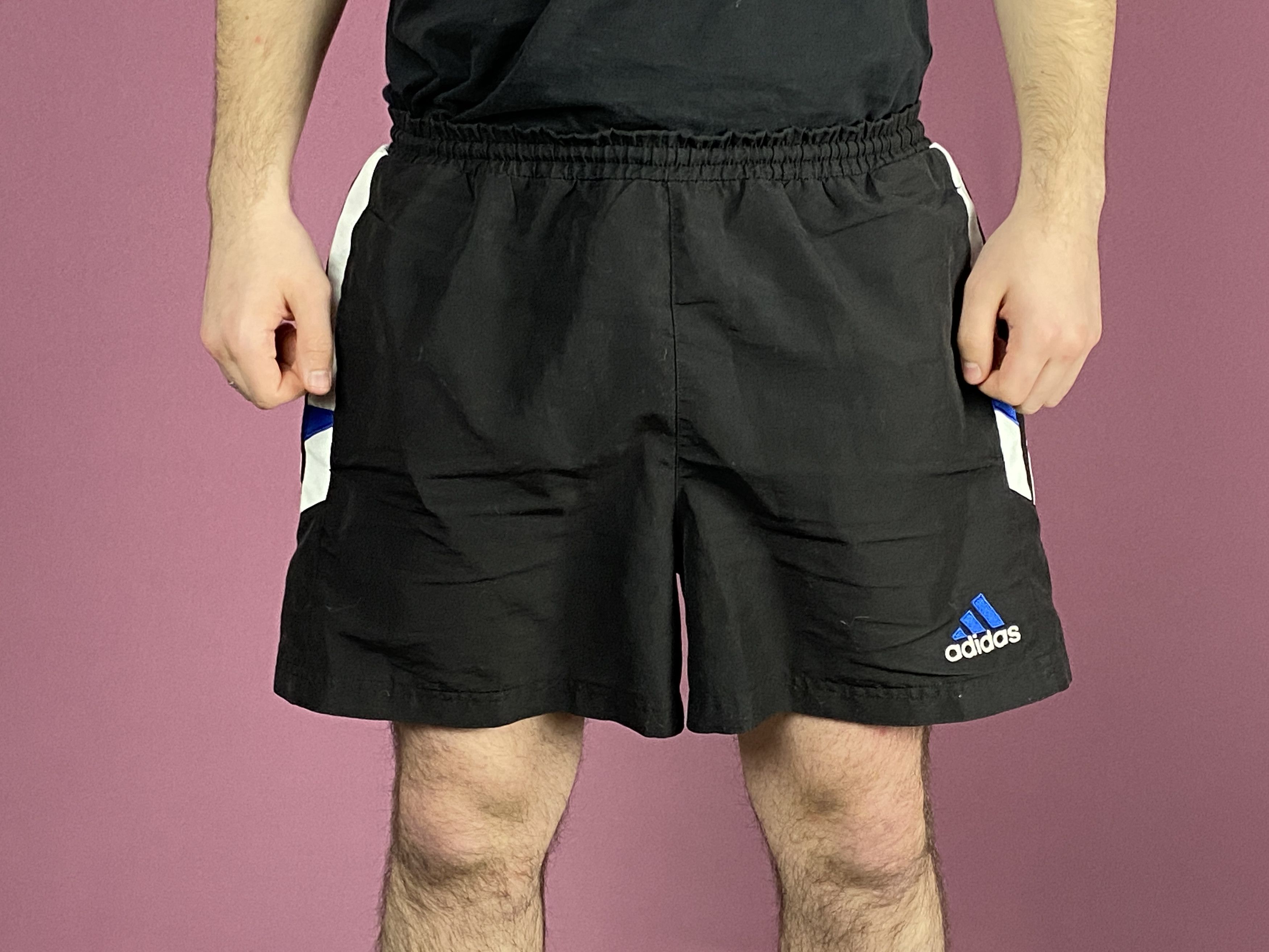 Adidas × Vintage 90s Adidas Vintage Men's Sport Shorts - L Size US 34 / EU 50 - 1 Thumbnail