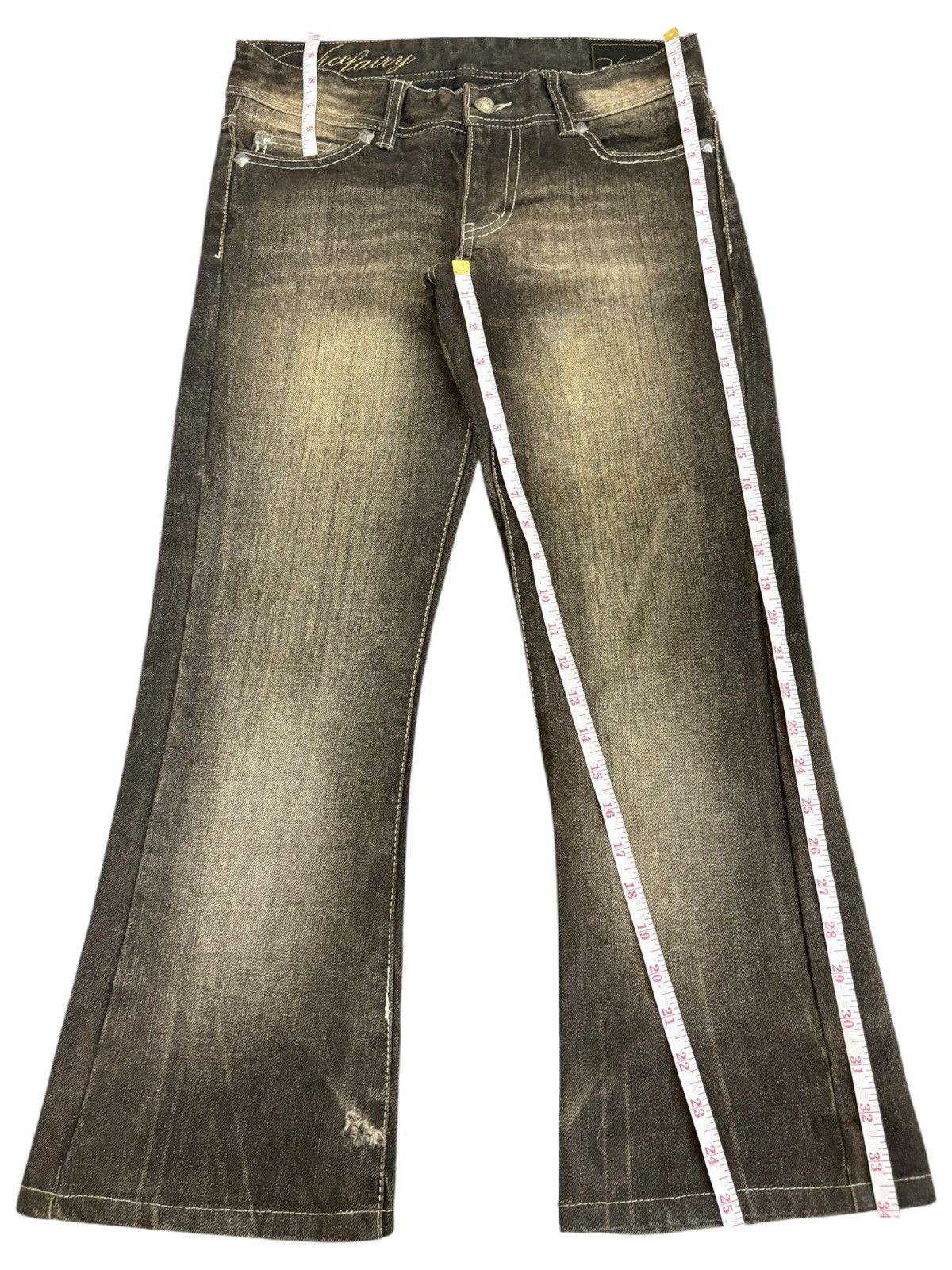 Japanese Brand Vintage Japanese Brand Rusty Wash Bootcut Flare Jeans Size US 30 / EU 46 - 13 Thumbnail