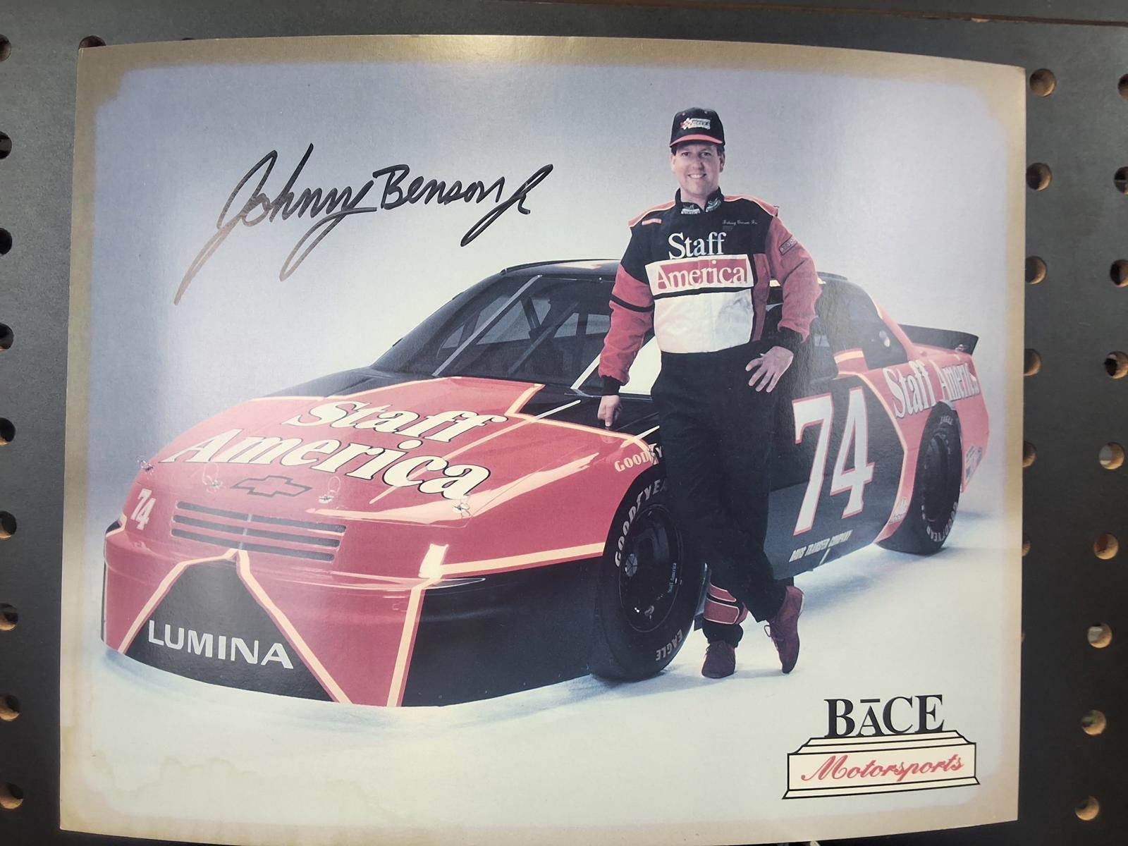 Other Signed Vintage Johnny Benson Jr. NASCAR Memorabilia Size ONE SIZE - 4 Thumbnail