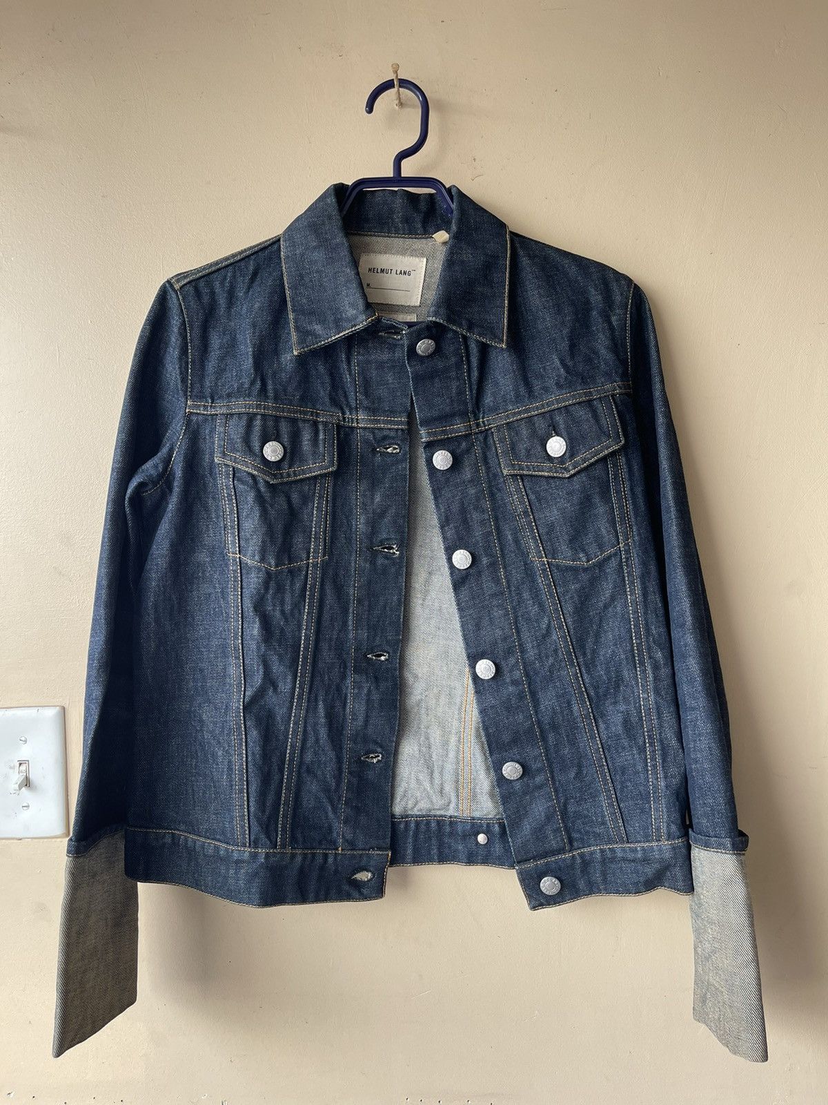 専用　HELMUT LANG デニムジャケット　1998 ヴィンテージ 超高品質で人気の 40 1998 デニムジャケット LANG HELMUT 本人期